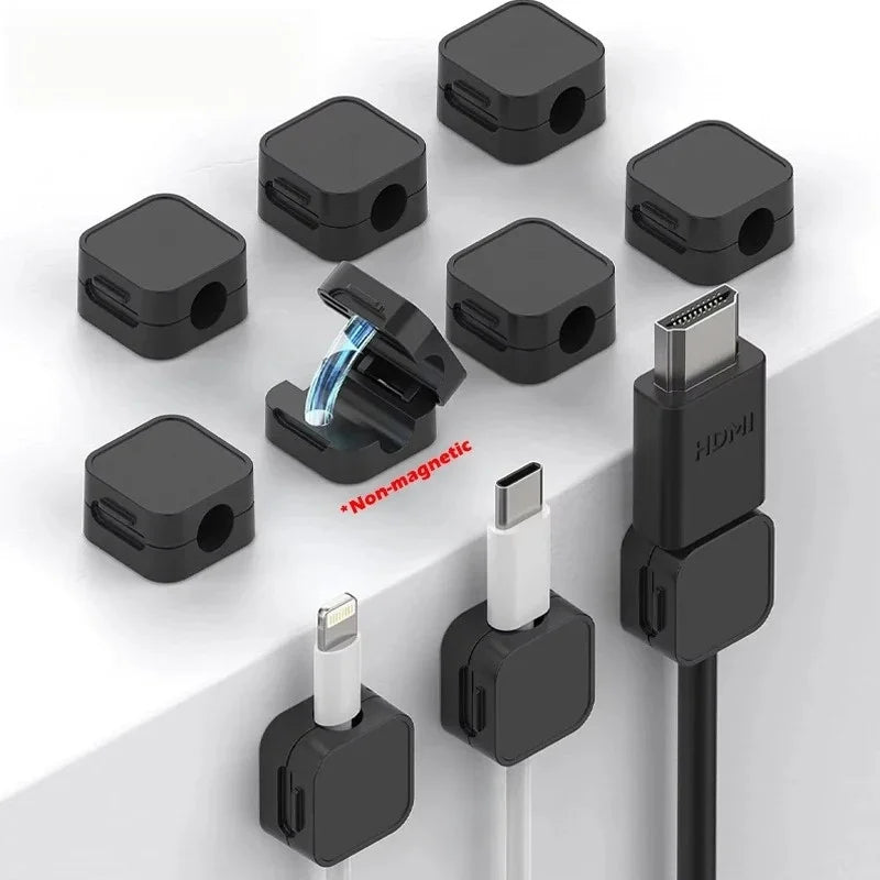 Organizador Magnético de Cables – Escritorio Siempre Ordenado