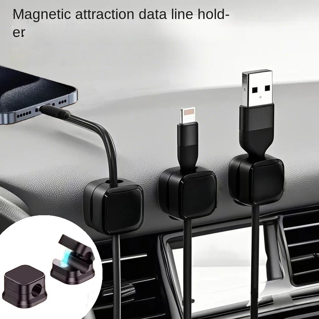 Organizador Magnético de Cables – Escritorio Siempre Ordenado